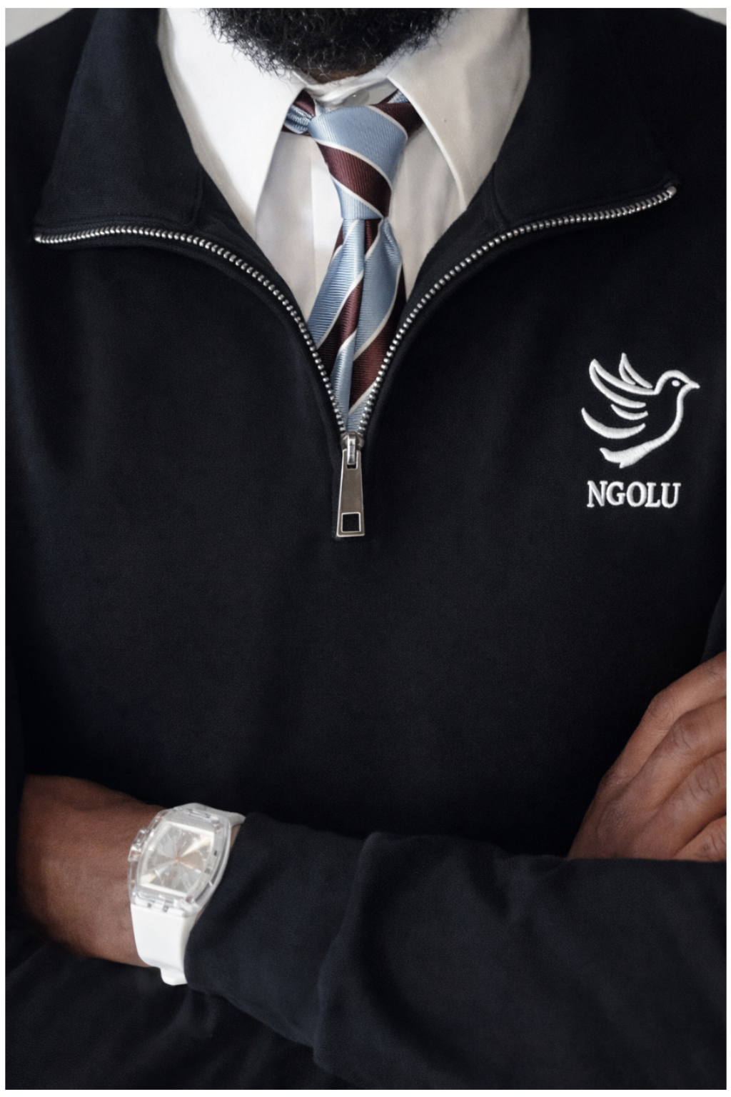 Black Grace Quarter Zip (long sleeve)