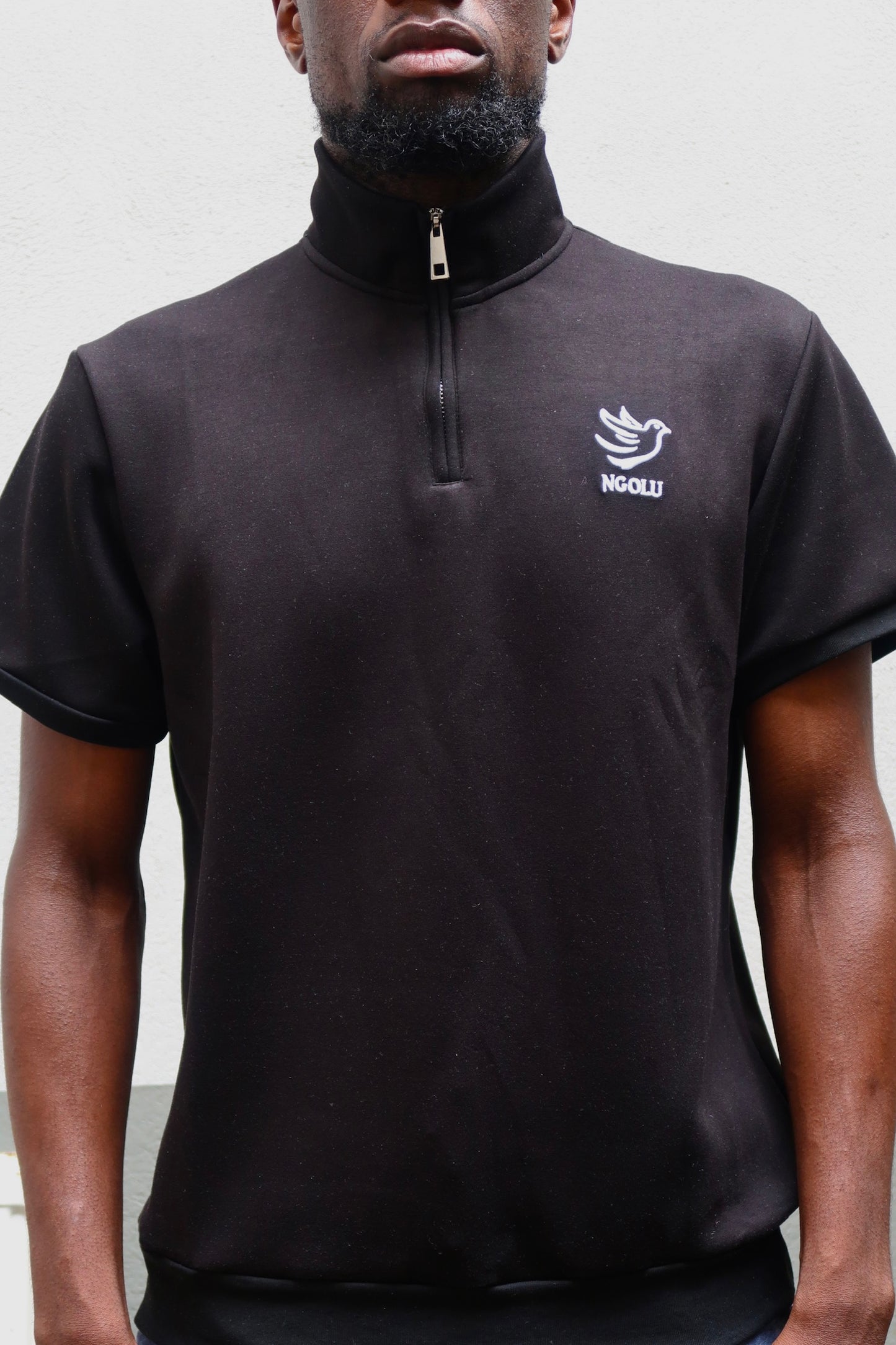 Black Grace Quarter Zip (short sleeve)
