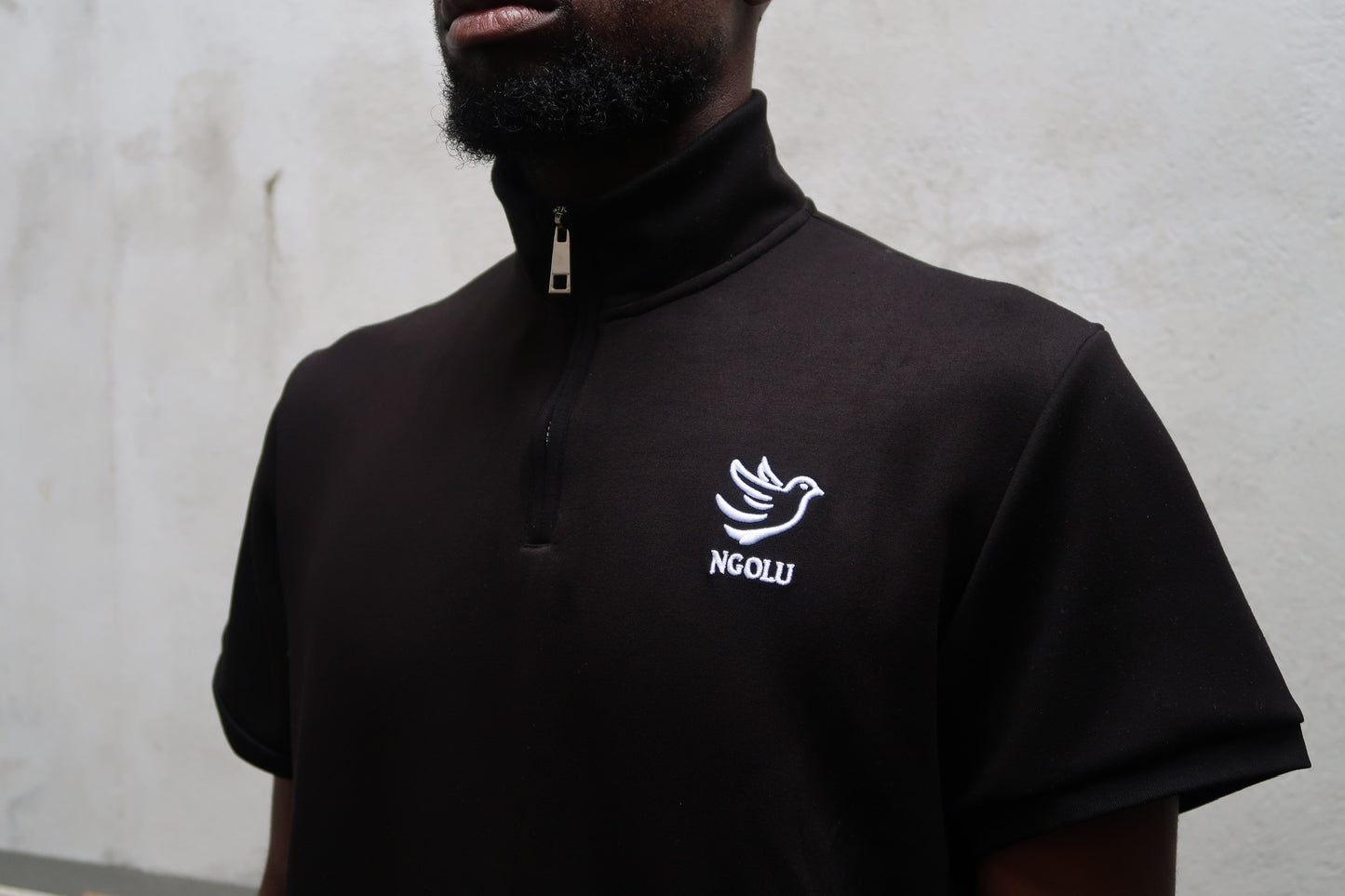 Black Grace Quarter Zip (short sleeve)